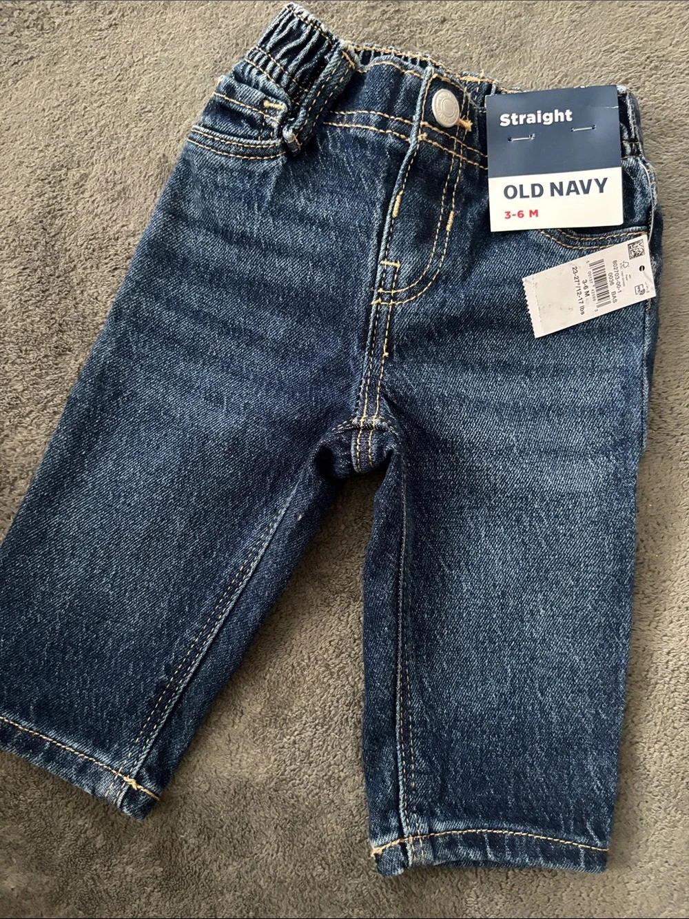 Old Navy Toddler Straight Jeans in Dark Blue Denim